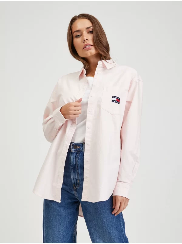 Tommy Jeans Shirt Pink - Women